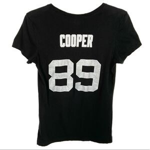 Majestic Amari Cooper Oakland Raiders Black Silver T-Shirt Jersey Medium